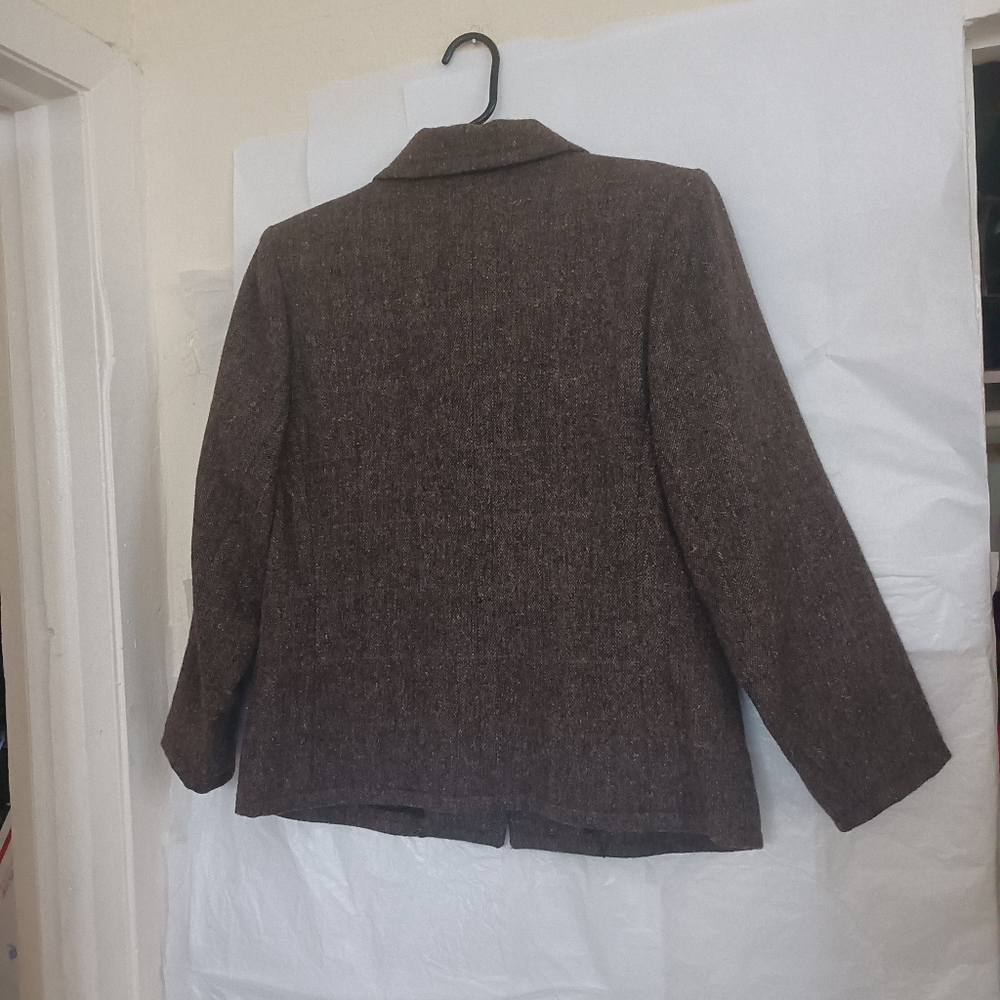 ♥️Saint Laurent rive gauche  wool blend vintage blazer size 46 - Picture 7 of 13